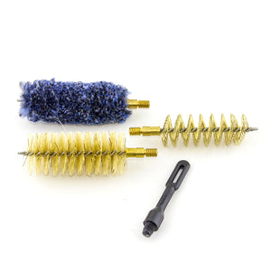 12GA Plastic Coated Steel Rod,Brush Cleaning Kit with Plastic Box (7pc.)