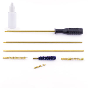 5,56 mm. Brass Grooved Ramrod Brush Cleaning Kit with Plastic Box (8pc.)