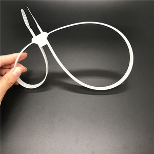 Disposable Plastic Restraints - Double Flex Zip Tie - 5 Pack
